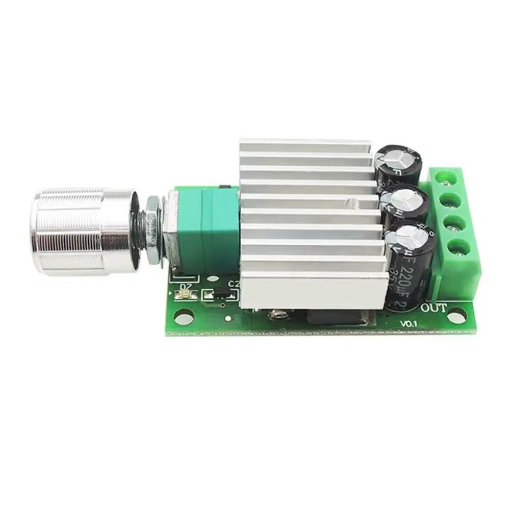 12 - 30VDC 7A PWM DC Motor Speed Controller Regulator with On - board Potentiometer and On/Off Switch - Envistia Mall