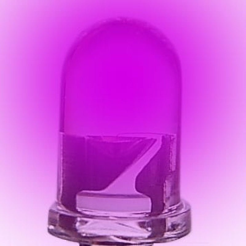 UV / Purple LED – 390-400nm Clear Transparent (10/25/50/100 Pack) - Envistia Mall