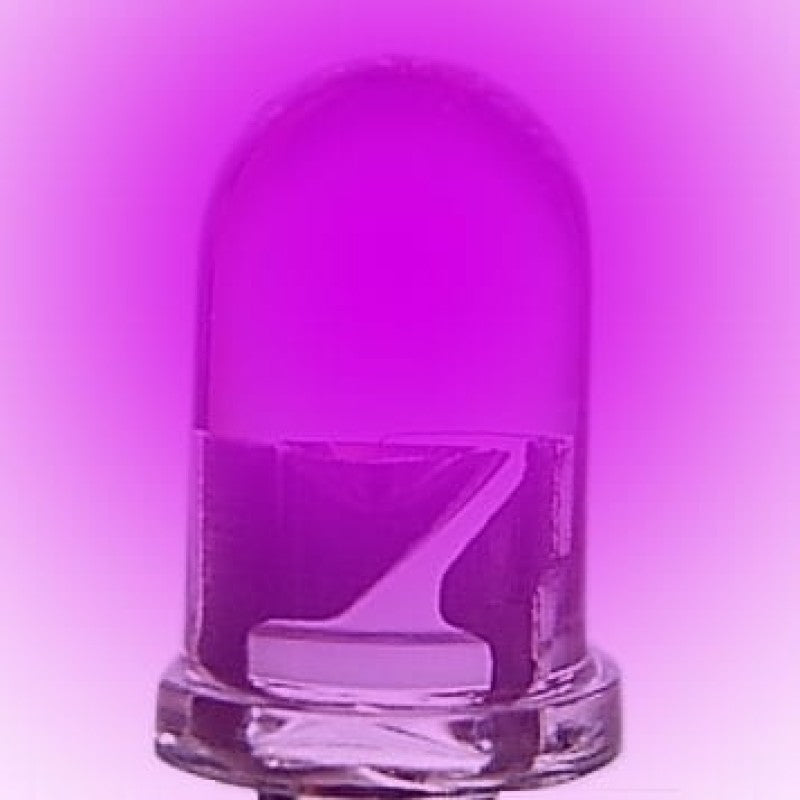 3mm UV / Purple LED – 515-520nm Clear Transparent (10/25/50/100 Pack)