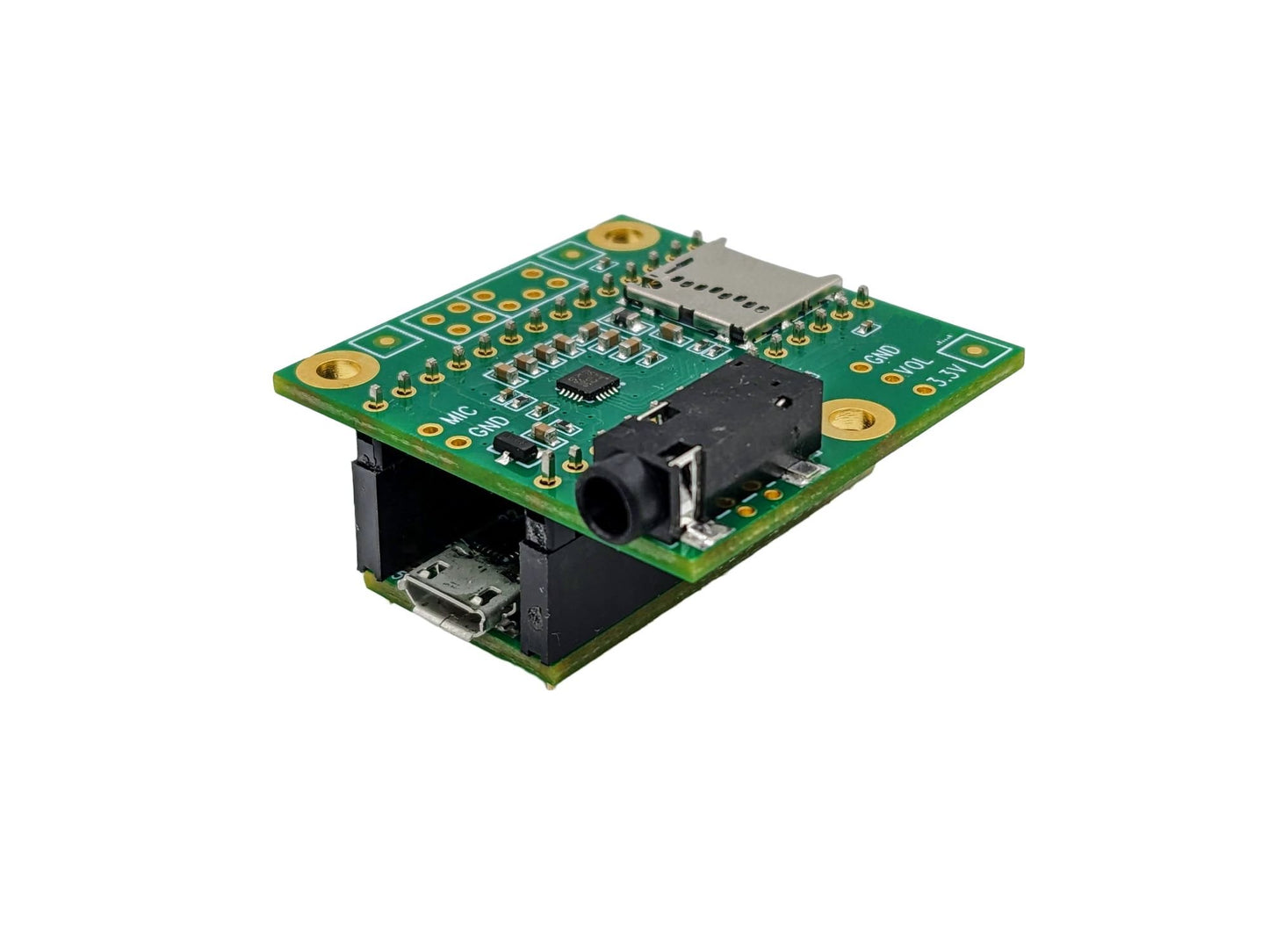 Audio Adapter Shield Rev D for Teensy 4.0 and Teensy 4.1 Microcontrollers w/ Male & Female Headers from Envistia Mall