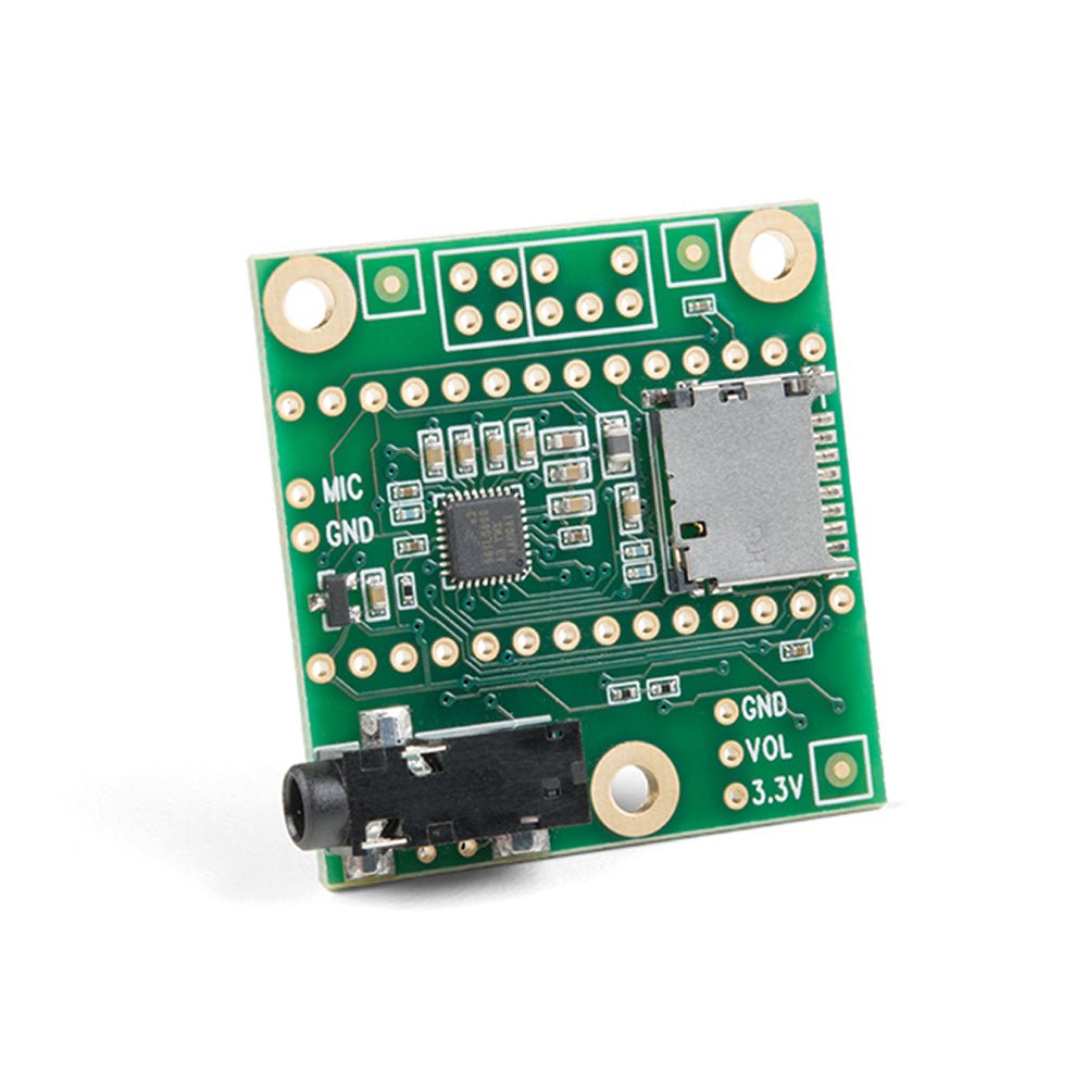Audio Adapter Shield Rev D for Teensy 4.0 and Teensy 4.1 Microcontrollers w/ Male & Female Headers - Envistia Mall