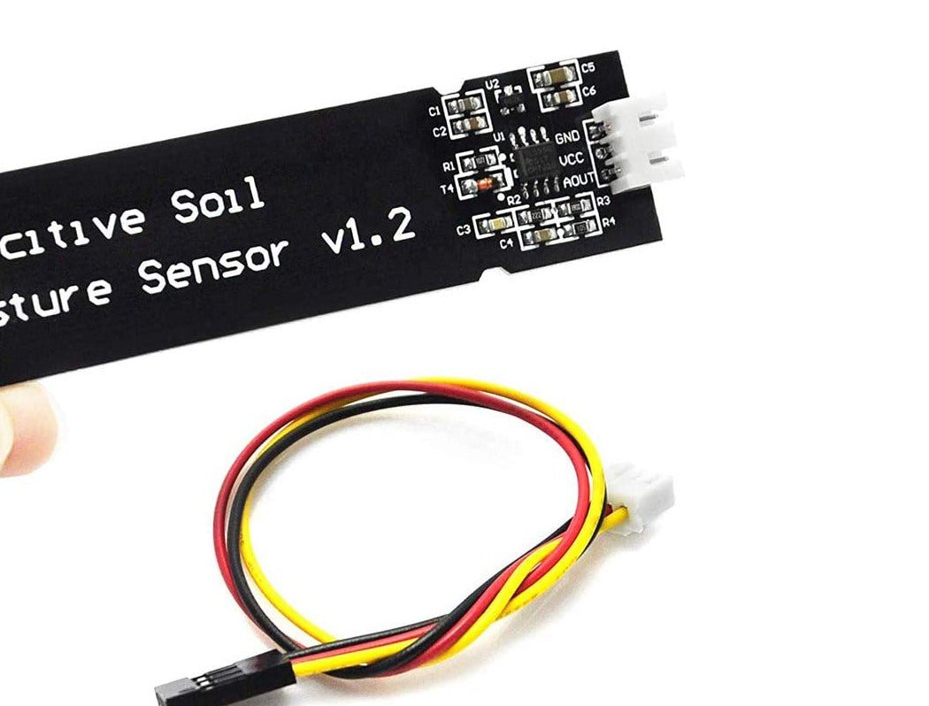 Capacitive Soil Moisture Sensor Analog 0 - 3V Output V1.2 for Arduino with Cable - Envistia Mall