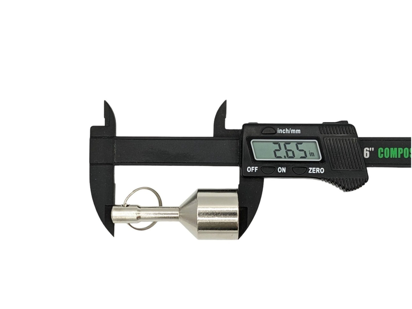 Extra - Large 28mm N52 Keychain Magnet Tester for Gold, Silver, Jewelry, & Scrap Metal - Envistia Mall