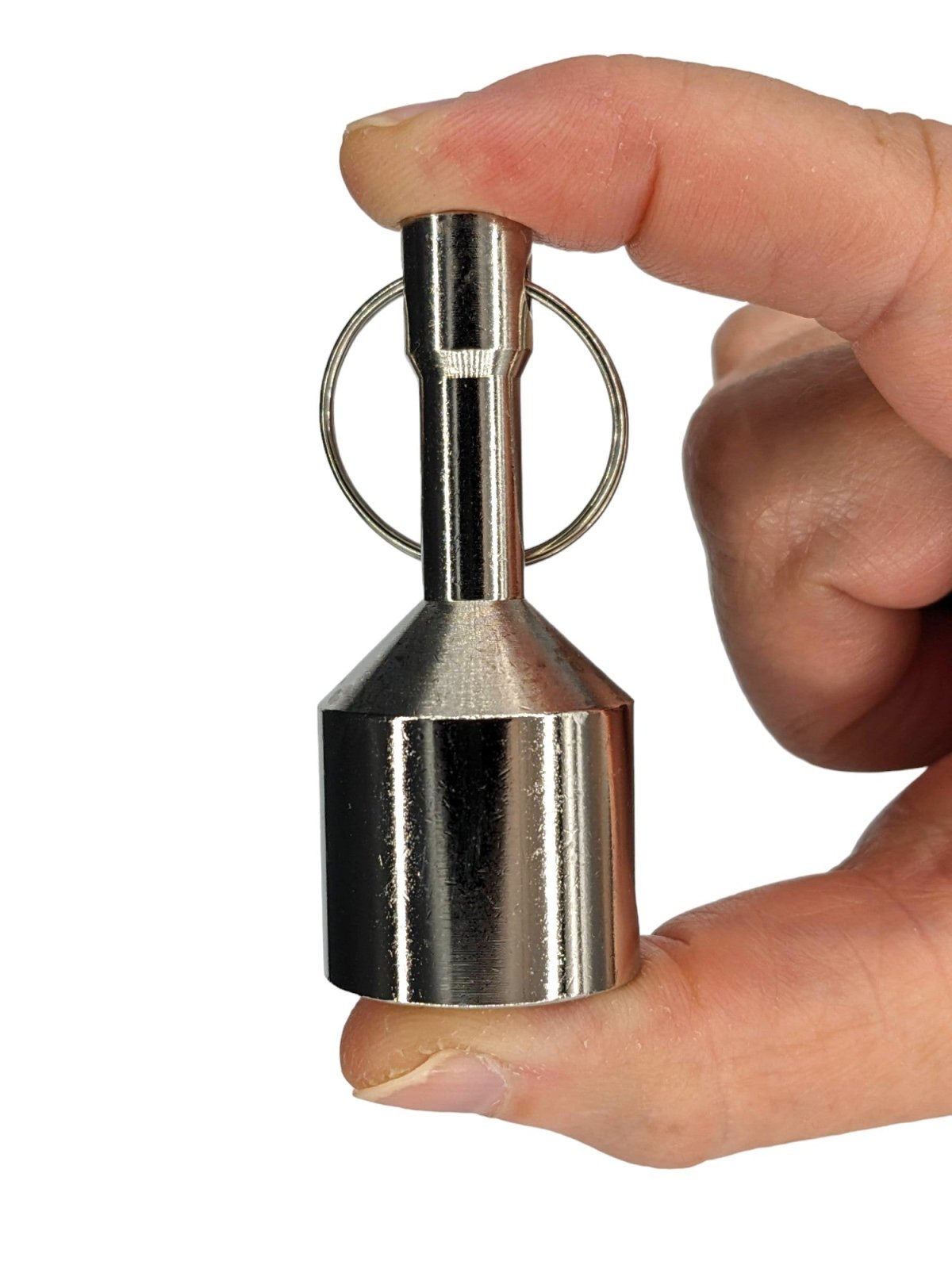 Extra - Large 28mm N52 Keychain Magnet Tester for Gold, Silver, Jewelry, & Scrap Metal - Envistia Mall