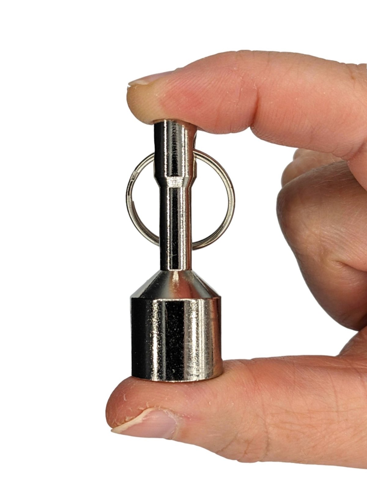 Large 21mm N52 Keychain Magnet Tester for Gold, Silver, Jewelry, & Scrap Metal - Envistia Mall