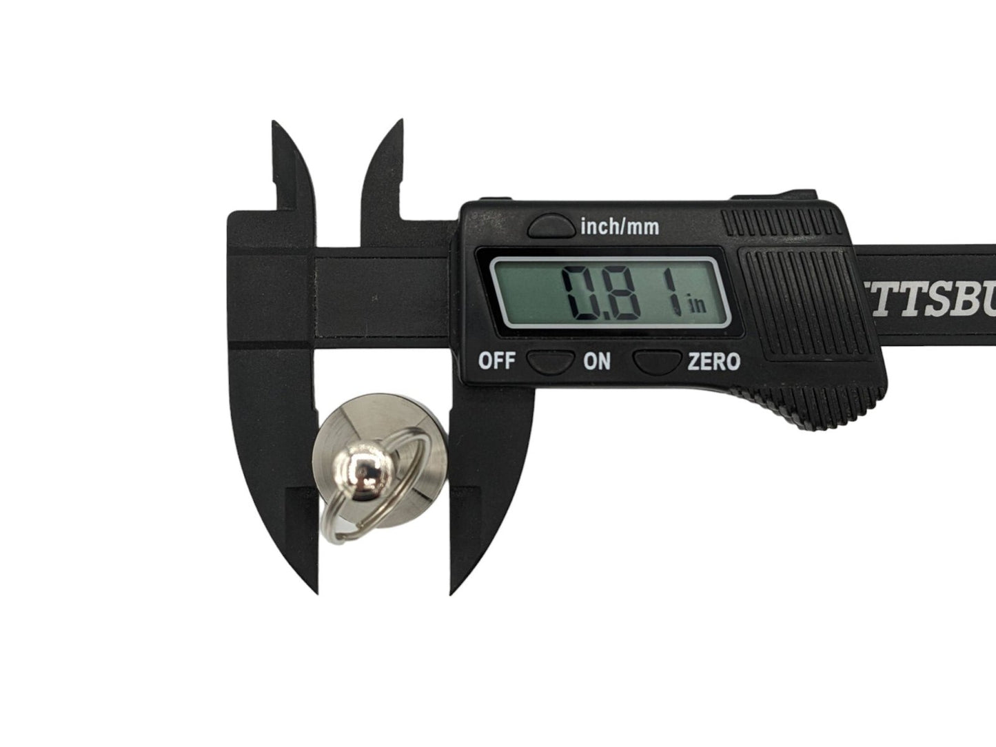 Large 21mm N52 Keychain Magnet Tester for Gold, Silver, Jewelry, & Scrap Metal - Envistia Mall