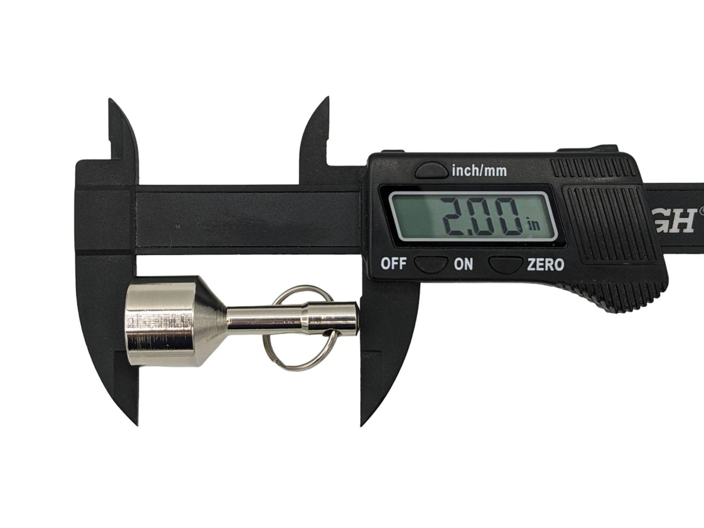 Large 21mm N52 Keychain Magnet Tester for Gold, Silver, Jewelry, & Scrap Metal - Envistia Mall