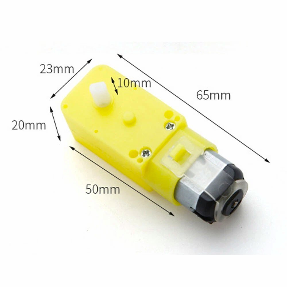 TT Gear Motor DC 3 - 6V 200RPM 1:48 Ratio - DIY Smart Car Robot - Envistia Mall