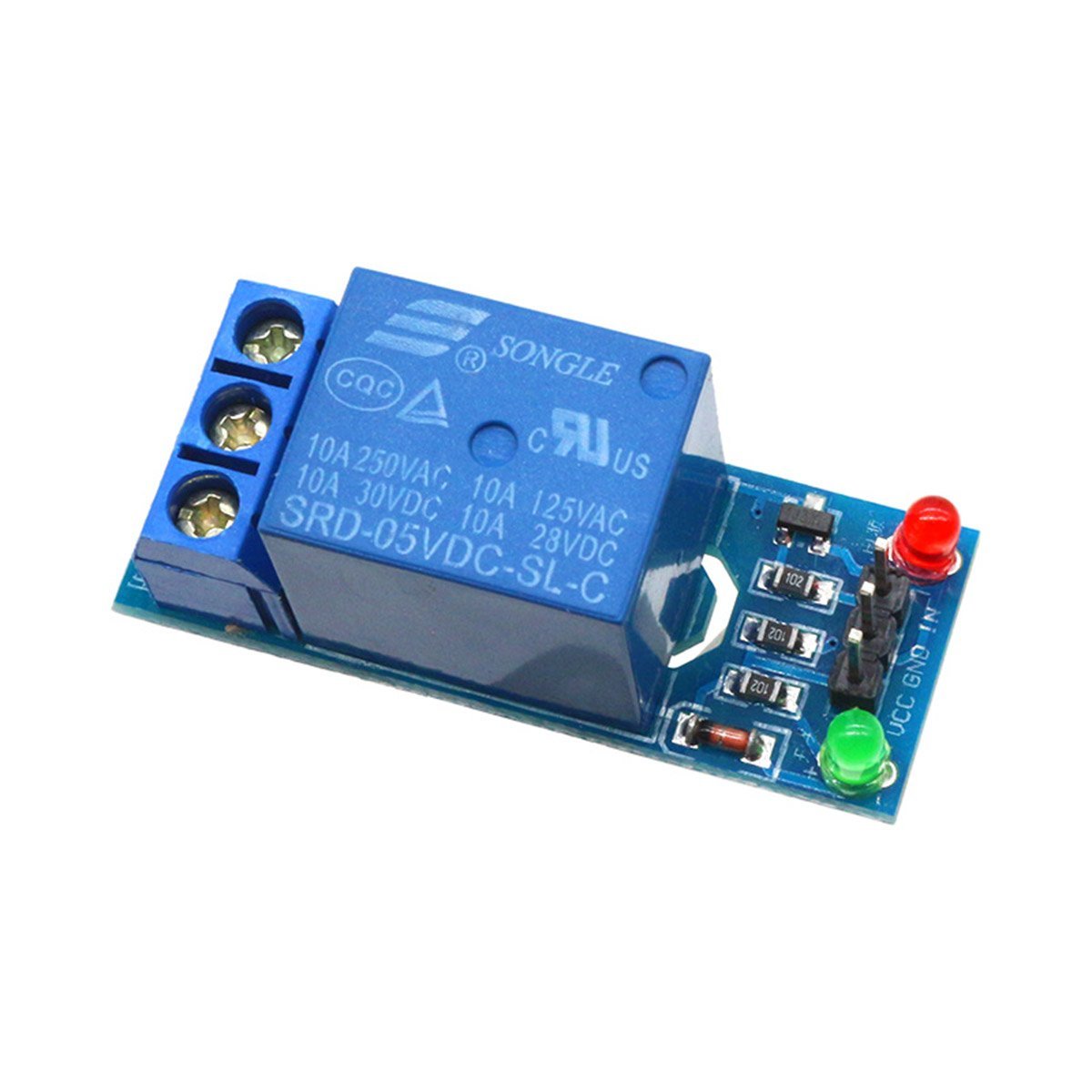 Ninguna arena Altitud 250V/10A 1 Channel SPDT Power Relay Module 5V Control for DIY Arduino –  Envistia Mall