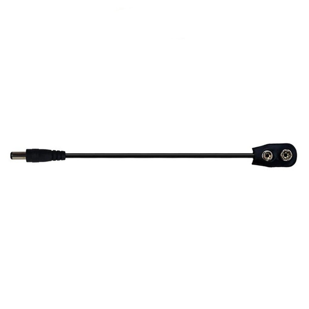 9v battery adapter for guitar pedal 9V Battery Clip Connector Converter Center Negative Cable for Guitar Effect Pedals