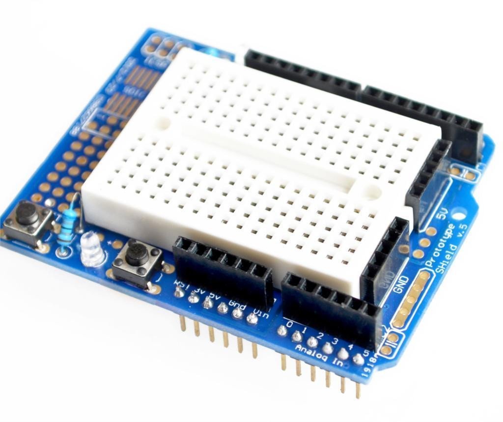 DIYables Breadboard Shield for Prototyping Arduino Uno for Arduino, ESP32,  ESP8266, Raspberry Pi