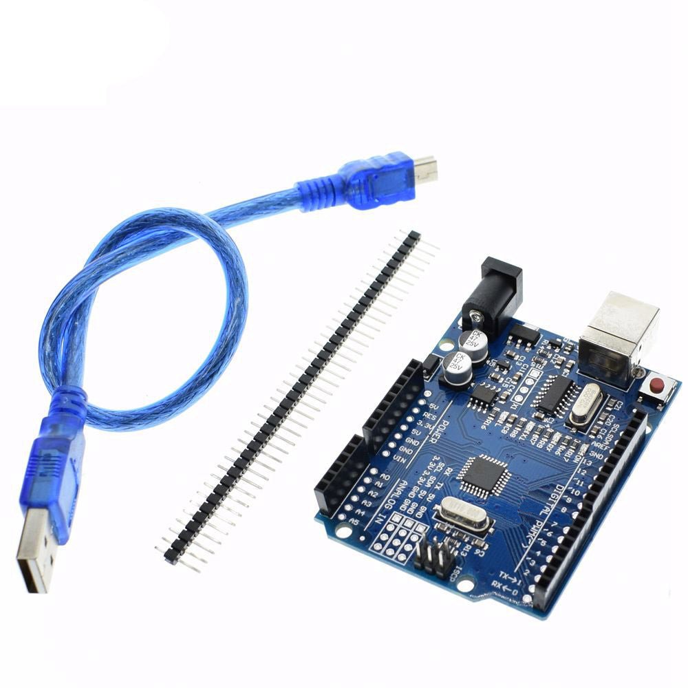ATmega328P Starter Kit 830 Point Breadboard, Jumper Wires, USB & Battery  Cables – Envistia Mall