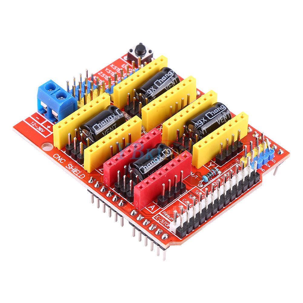 CNC Expansion Shield V3 + 4pcs A4988 Stepper Driver For Arduino Uno Mega2560 - Envistia Mall