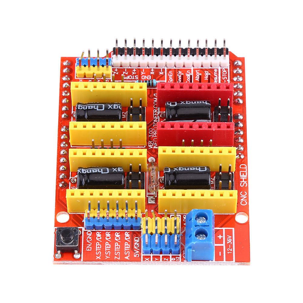 CNC Expansion Shield V3 + 4pcs A4988 Stepper Driver For Arduino Uno Mega2560 - Envistia Mall