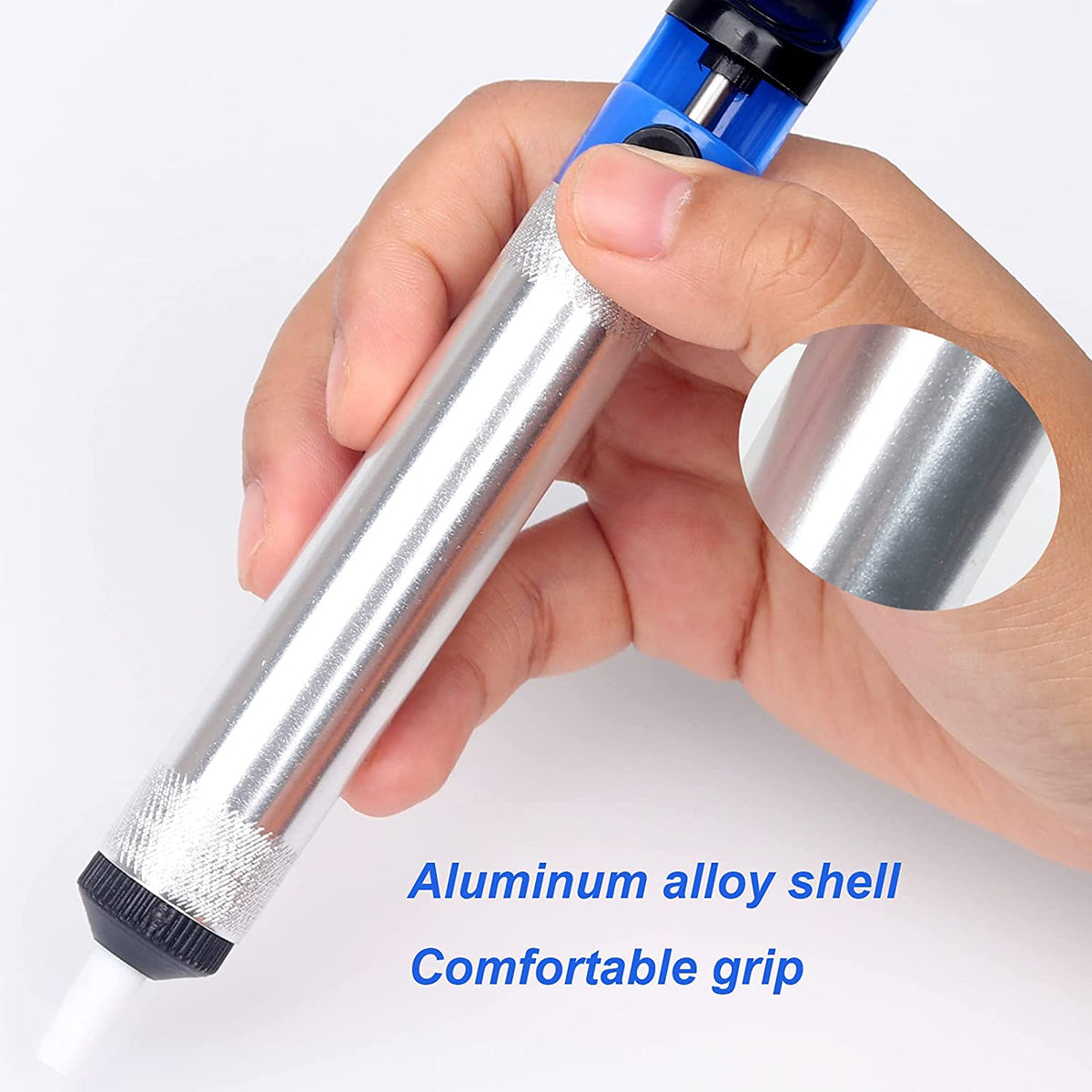 Aluminium Solder Sucker Desoldering Pump Tool Removal Kit Vacuum