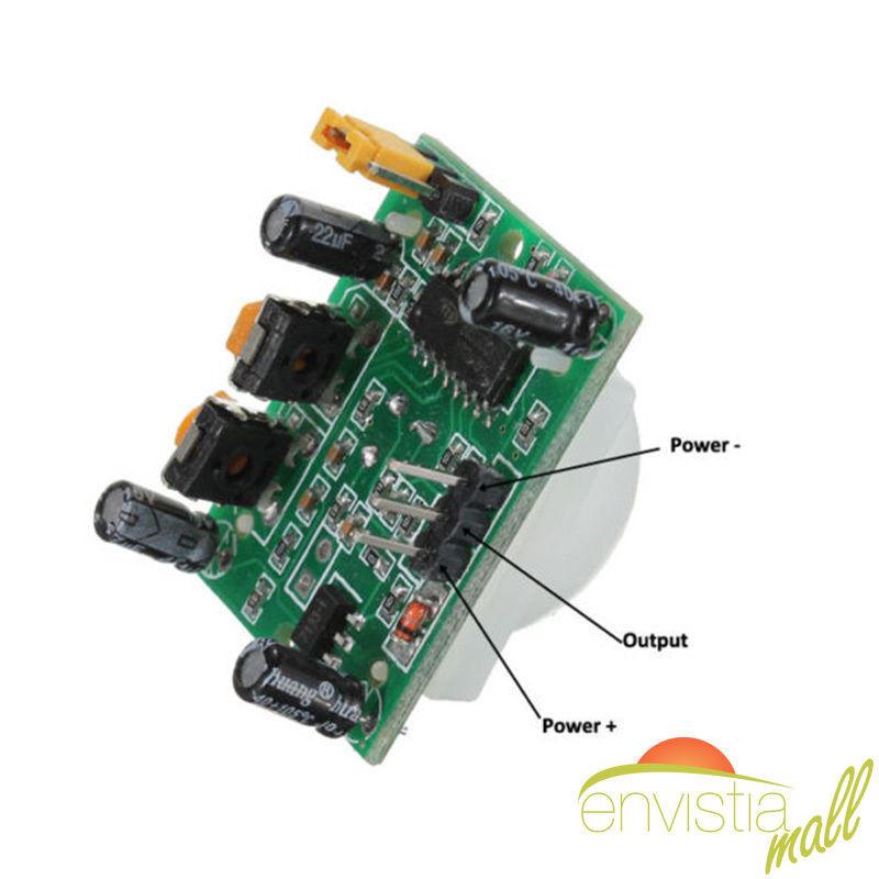 HC-SR501 PIR IR Passive Infrared Motion Detector Sensor Module for Arduino DIY - Envistia Mall