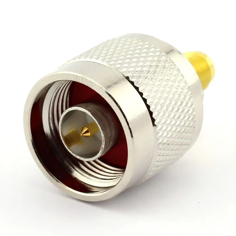 N-Type Male Plug to SMA Female Jack RF Adapter Barrel Connector - Envistia Mall