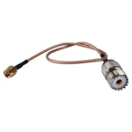 SO239 UHF Female PL259 to SMA Male Plug RG316 Cable Jumper Pigtail 12 Inch - Envistia Mall
