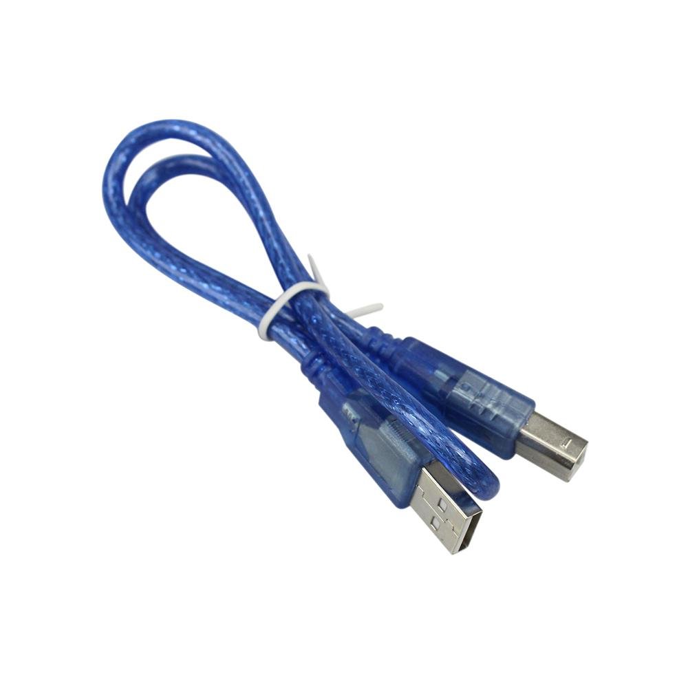 USB 2.0 Cable Type A to B Male for Arduino Uno and MEGA2560 30cm (~1 Ft)  Length
