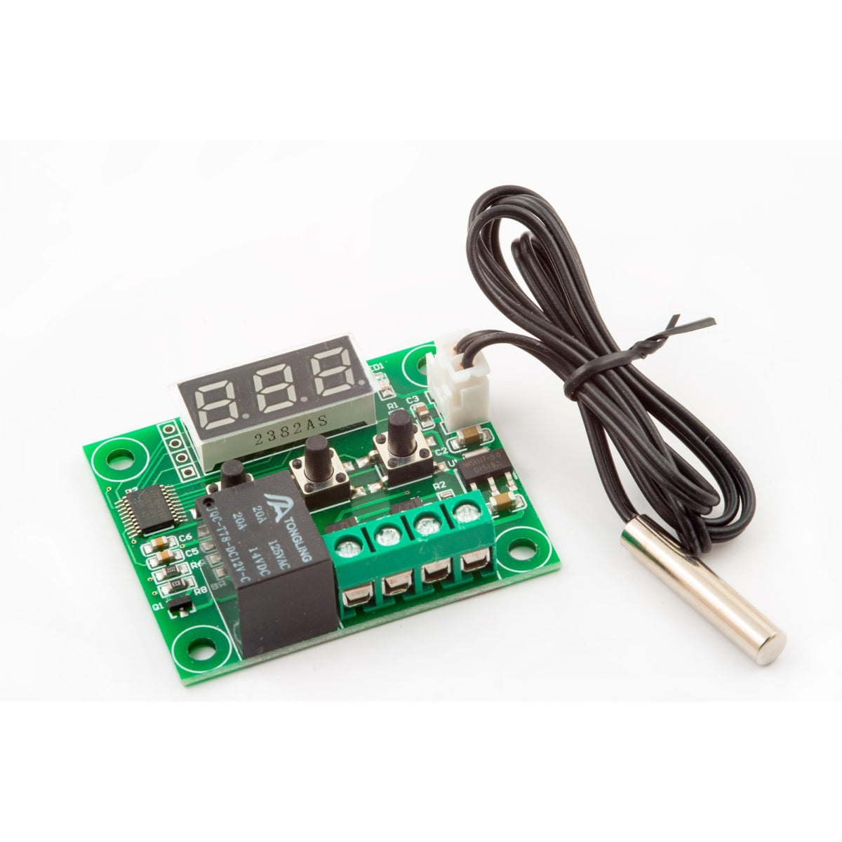12V Temperature Controller Switch with Probe 20A Thermostat Control -UK