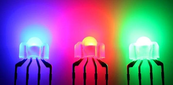 3MM 4-Pin Common Anode Diffused Nipple-Package RGB LED