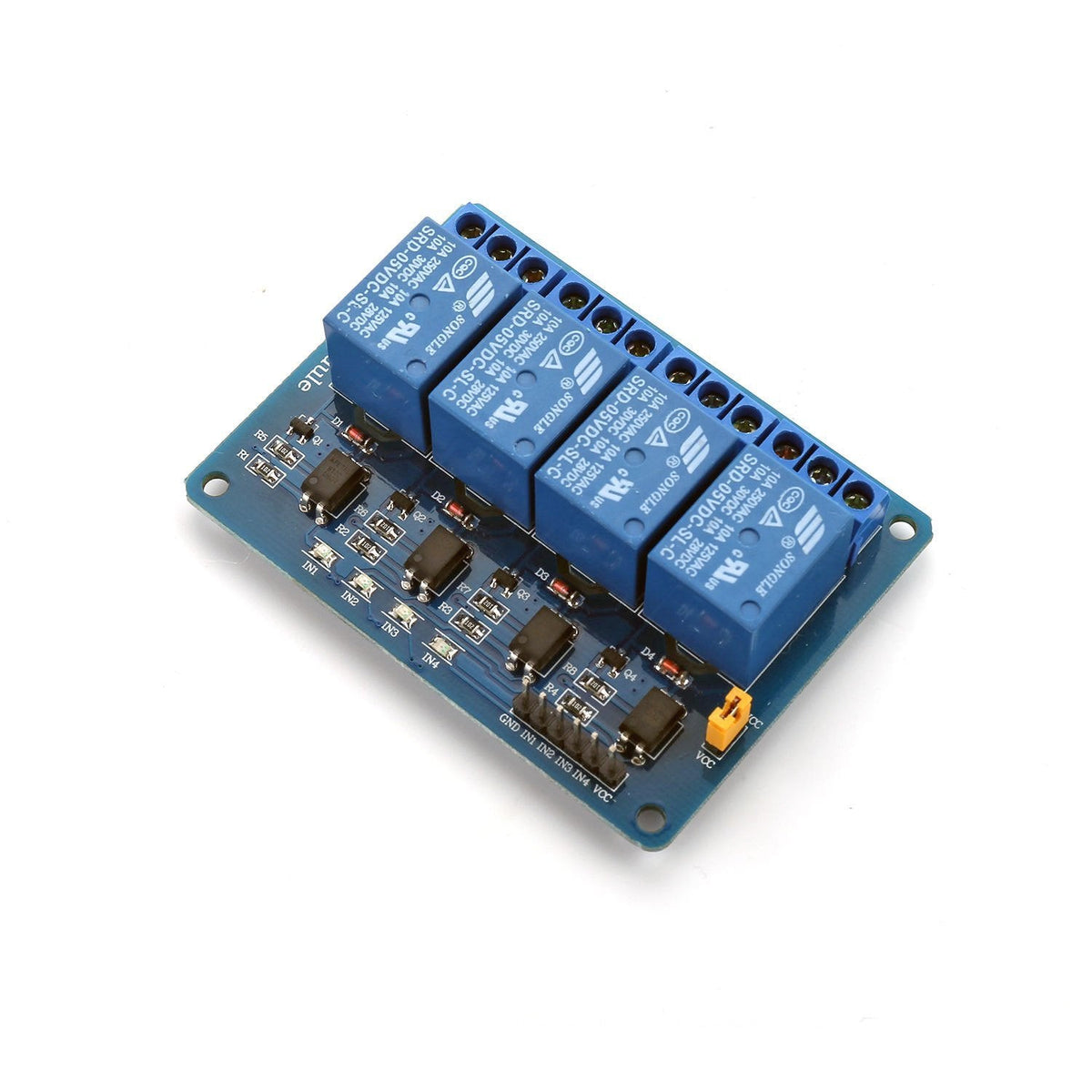 4-Channel 5V 10A SPDT Power Relay Module User Guide - Envistia Mall