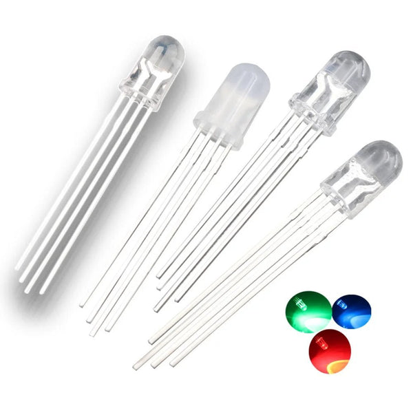 5mm RGB Clear and Diffused LEDs