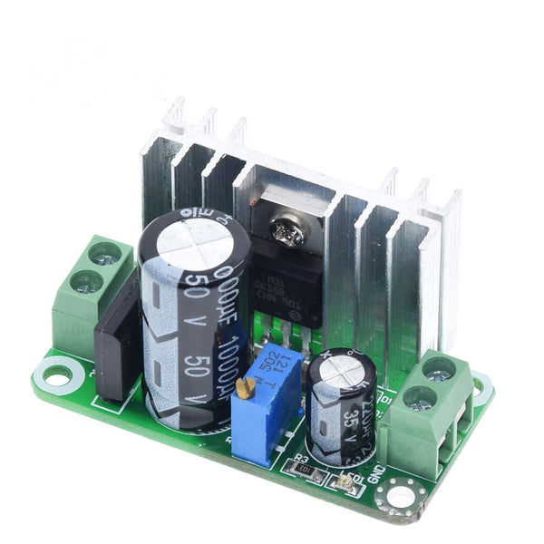 LM317T 5-35VDC / 5-22VAC to 1-34VDC Step-Down Linear Regulator Converter Module
