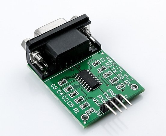 MAX232 (SP3232) RS232 to TTL DB9 Converter Module with LED Indicators