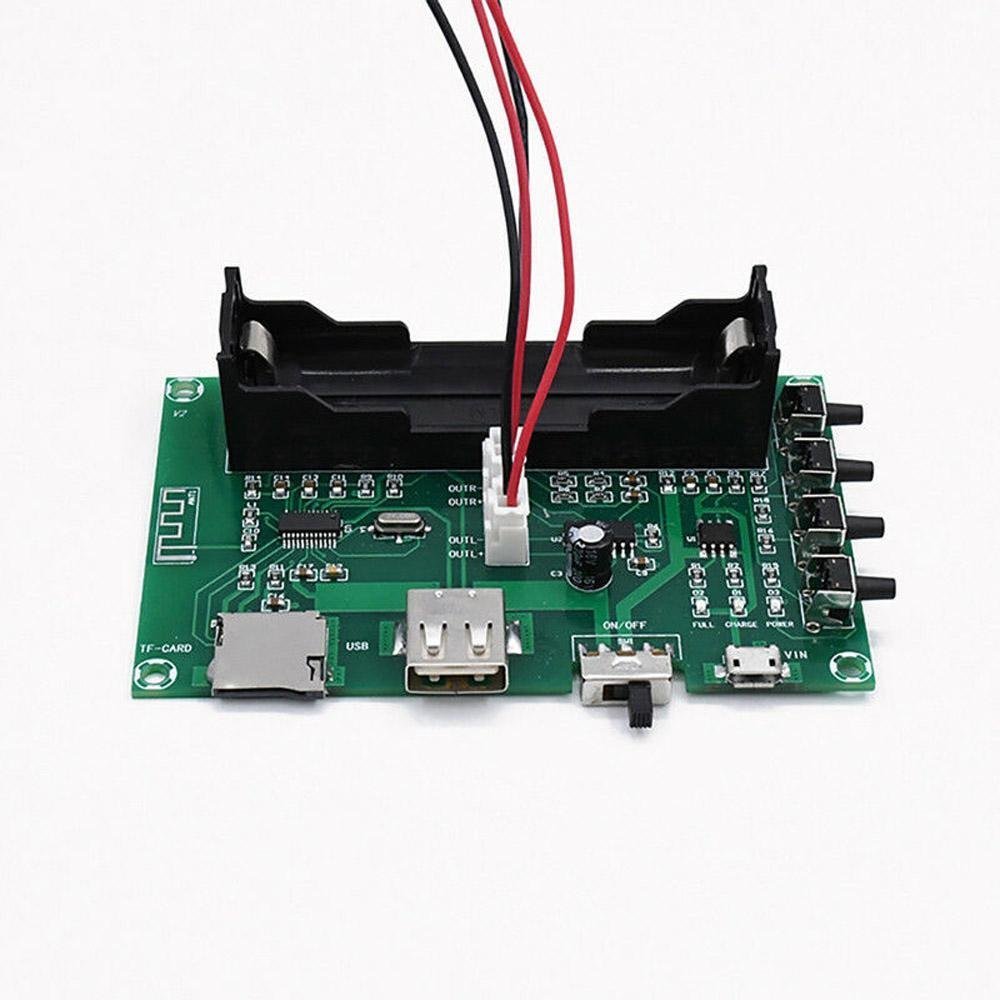PAM8403 5W Stereo Bluetooth Audio Receiver Amplifier & 18650 Battery Charger Module User Guide - Envistia Mall