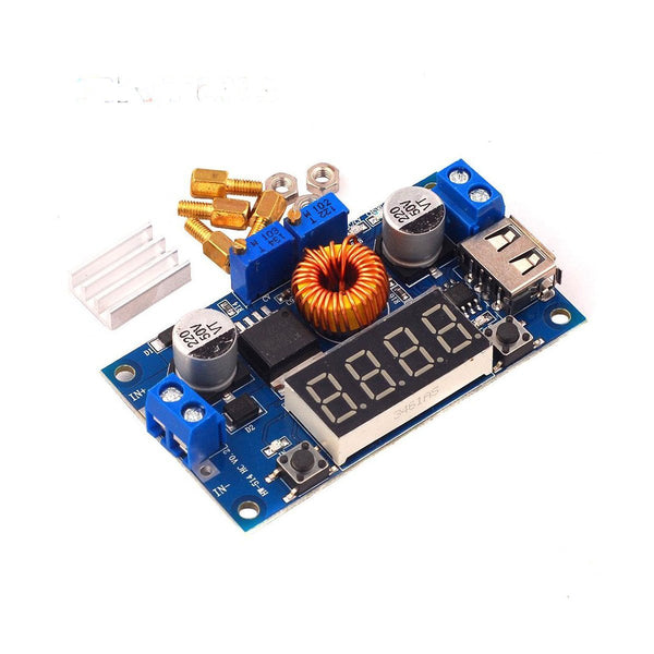 XL4015 5A DC-DC Step-Down CC/CV Buck Converter with Volt, Amp & Power Meter User Guide - Envistia Mall