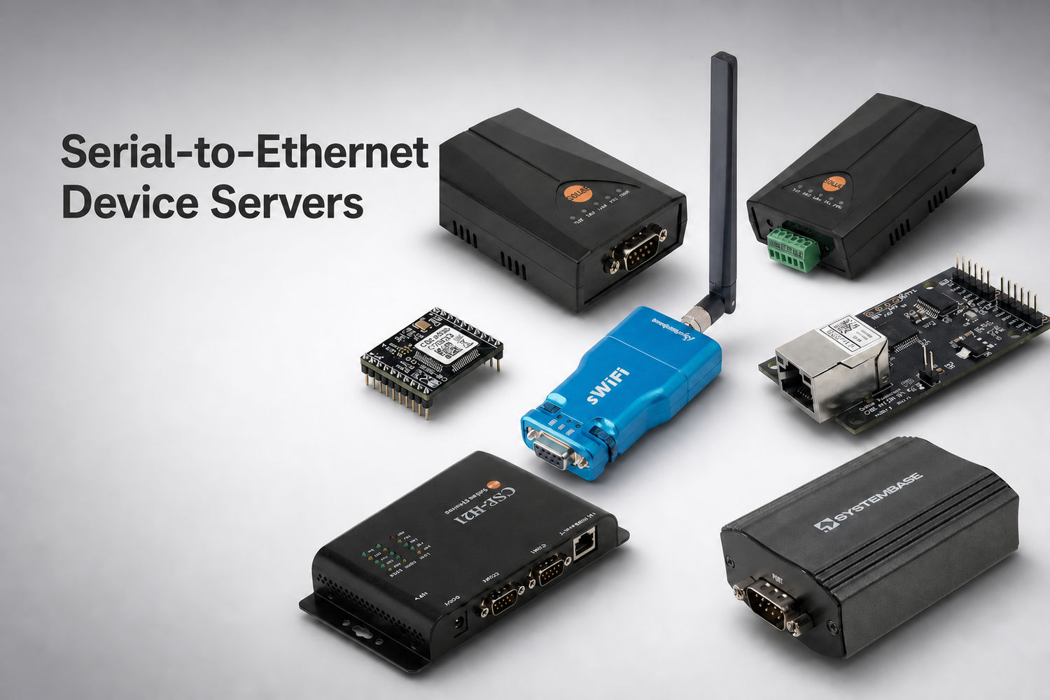 Serial-to-Ethernet Device Servers