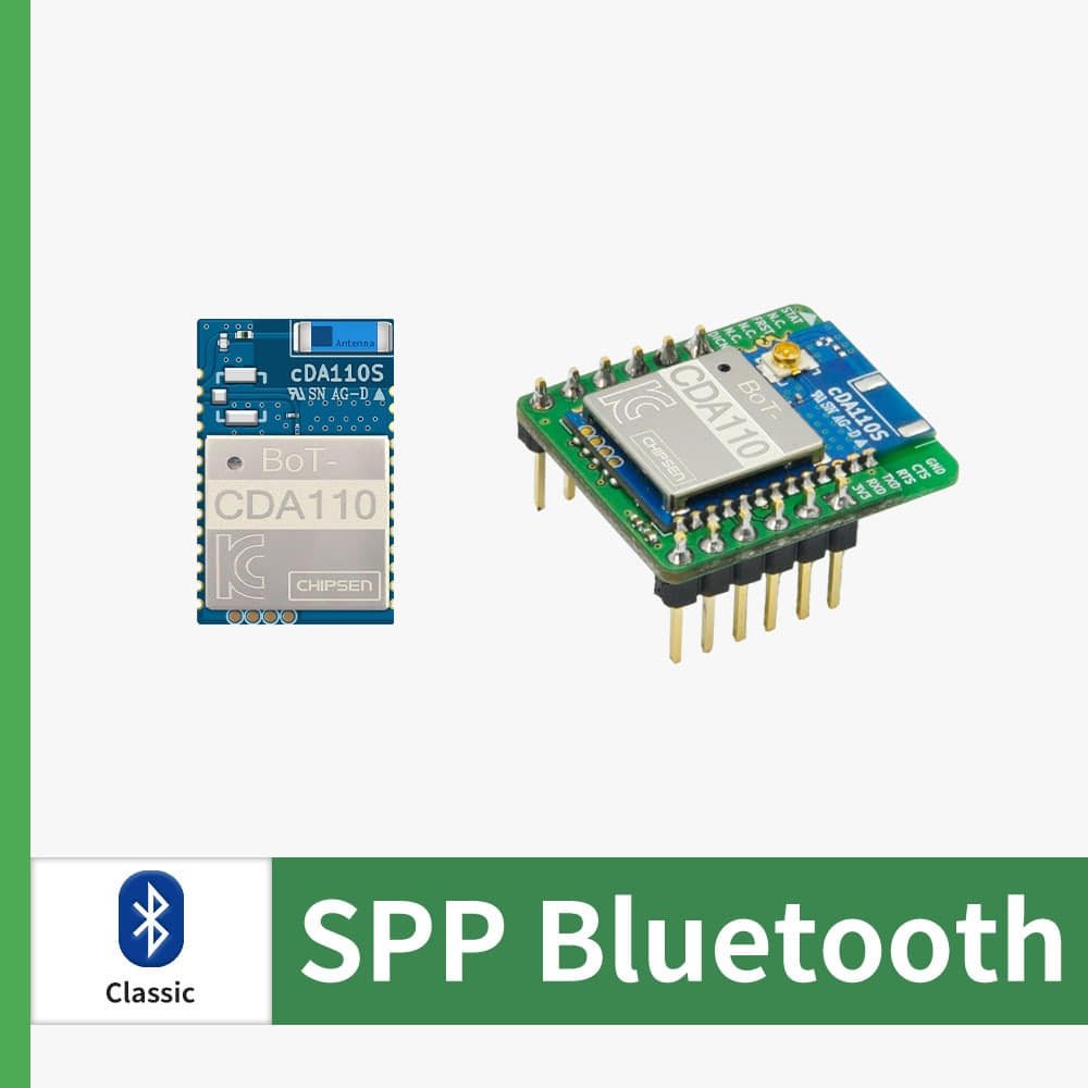 BoT-cDA110 Classic Bluetooth Class 2 (+4dBm) Serial Port Profile (SPP) Modules - Envistia Mall