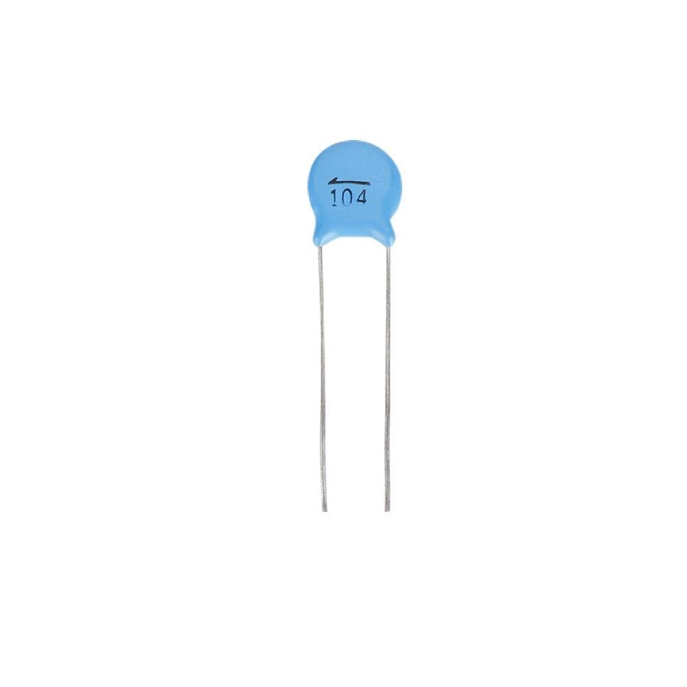 0.1uF (100nF) 500V Ceramic Disc Capacitors - Pack of 10/25/50/100 - Envistia Mall