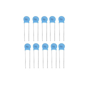 0.1uF (100nF) 500V Ceramic Disc Capacitors - Pack of 10/25/50/100 - Envistia Mall