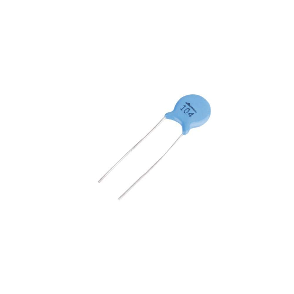 0.1uF (100nF) 500V Ceramic Disc Capacitors - Pack of 10/25/50/100 - Envistia Mall