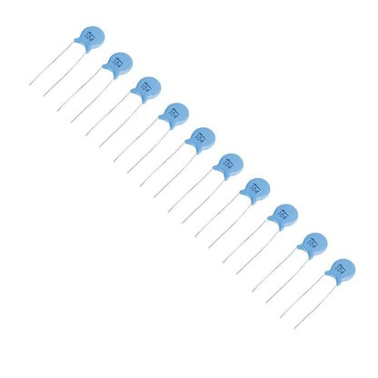 0.1uF (100nF) 500V Ceramic Disc Capacitors - Pack of 10/25/50/100 - Envistia Mall