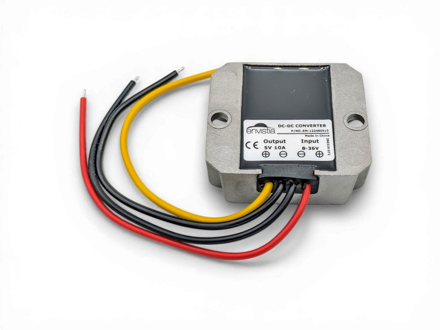 12V/24V (8-36V) In To 5V 10A 50W Industrial DC-DC Waterproof Step Down Converter Power Supply Module EM-1224S0510 from Envistia Mall