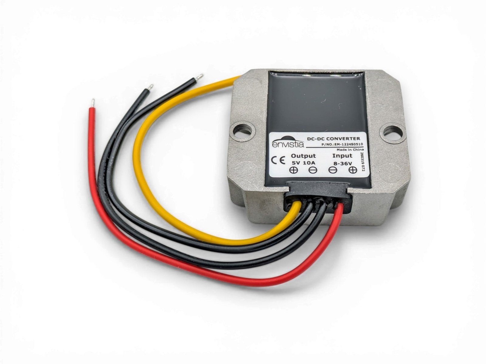 12V/24V (8-36V) In To 5V 10A 50W Industrial DC-DC Waterproof Step Down Converter Power Supply Module EM-1224S0510 from Envistia Mall