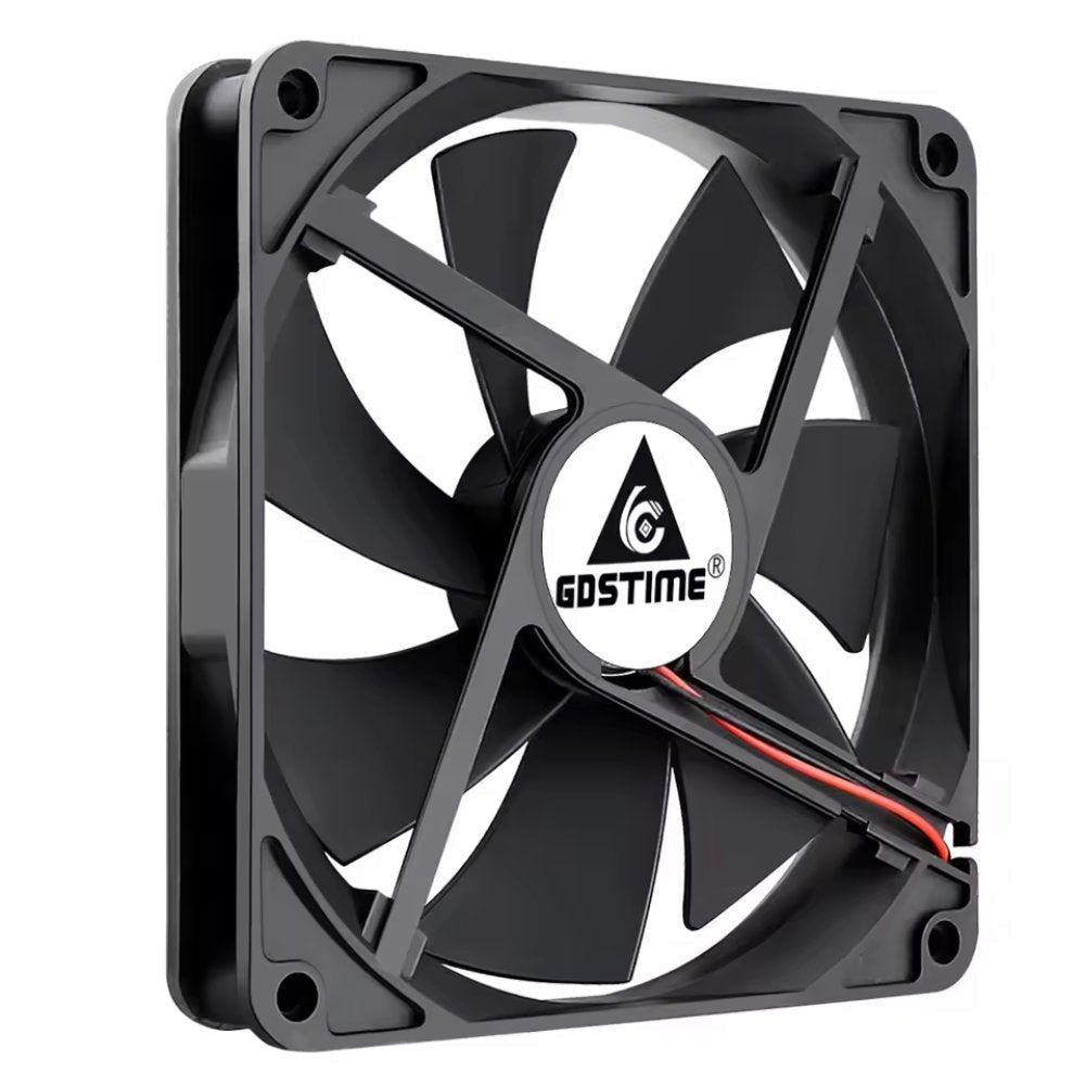 140mm 12V DC Brushless Cooling Fan – XH2.54 Connector | 14025 7-Blade Fan for CPU, 3D Printers & Lasers - Envistia Mall