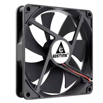 140mm 12V DC Brushless Cooling Fan – XH2.54 Connector | 14025 7-Blade Fan for CPU, 3D Printers & Lasers - Envistia Mall