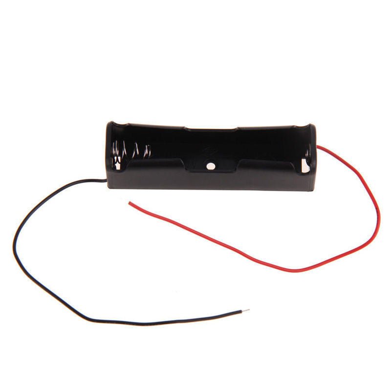 1S Battery Holder Case Box for 1X 18650 3.7V Li - Ion with 6" Wire Leads - Envistia Mall