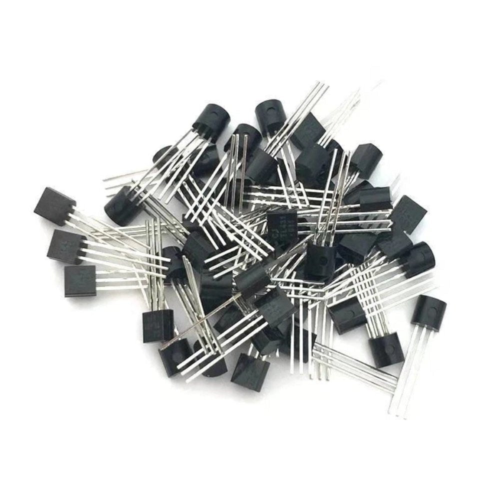 2N3904 40V 200mA NPN General Purpose BJT Transistor - TO - 92 Package 10/25/50/100 Pieces - Envistia Mall