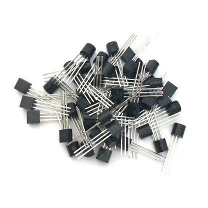 2N3904 40V 200mA NPN General Purpose BJT Transistor - TO - 92 Package 10/25/50/100 Pieces - Envistia Mall