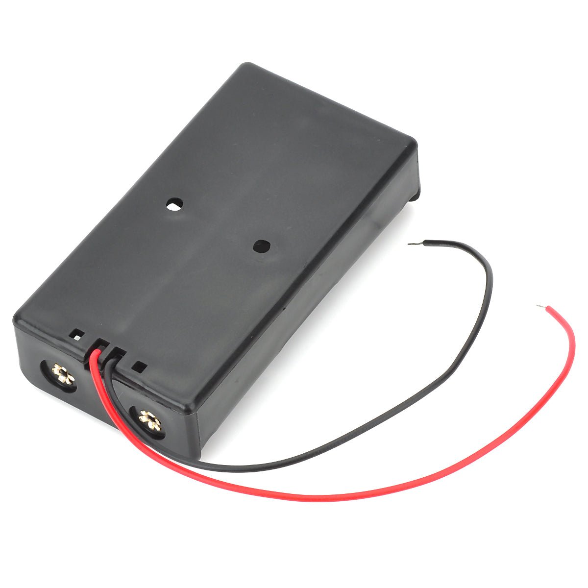 2S Battery Holder Case Box for 2X 18650 8V Li - Ion Batteries with 6" Wire Leads - Envistia Mall