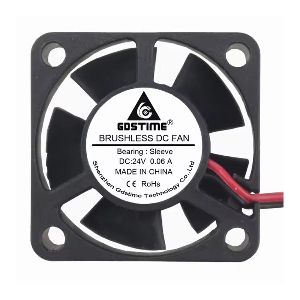 30mm 24V DC Brushless Cooling Fan – PH2.0 or XH2.54 Connector | 3010 5-Blade Fan for CPU, 3D Printers & Lasers - Envistia Mall