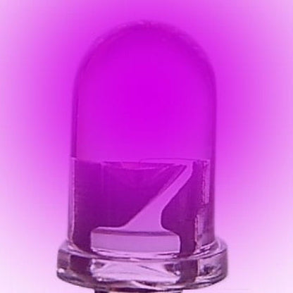 UV / Purple LED – 390-400nm Clear Transparent (10/25/50/100 Pack) - Envistia Mall