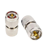 4 Piece UHF Male PL259 Female SO239 to Type N Male Female RF Connector Coaxial Adapter Kit - Envistia Mall
