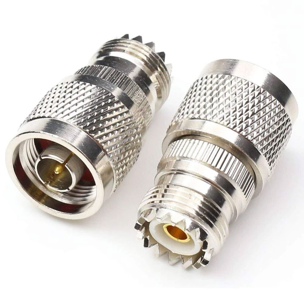 4 Piece UHF Male PL259 Female SO239 to Type N Male Female RF Connector Coaxial Adapter Kit - Envistia Mall