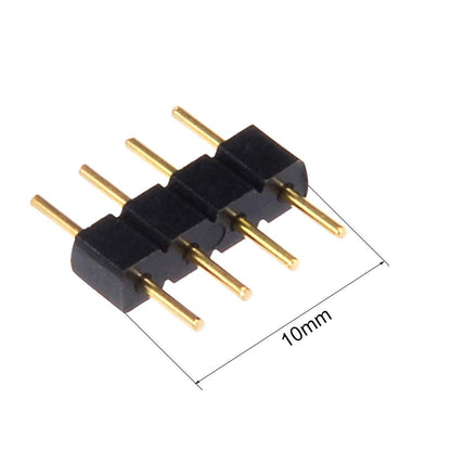 4 Pin Male Connectors for 3528 5050 2835 SMD RGB Led Strip Lighting - 10/25/50/100 Piece Packages - Envistia Mall